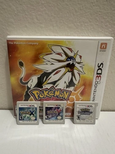 Pokemon Nintendo 3DS (X Y Sun Mystery Dungeon) Game Cartridge Only Tested Works