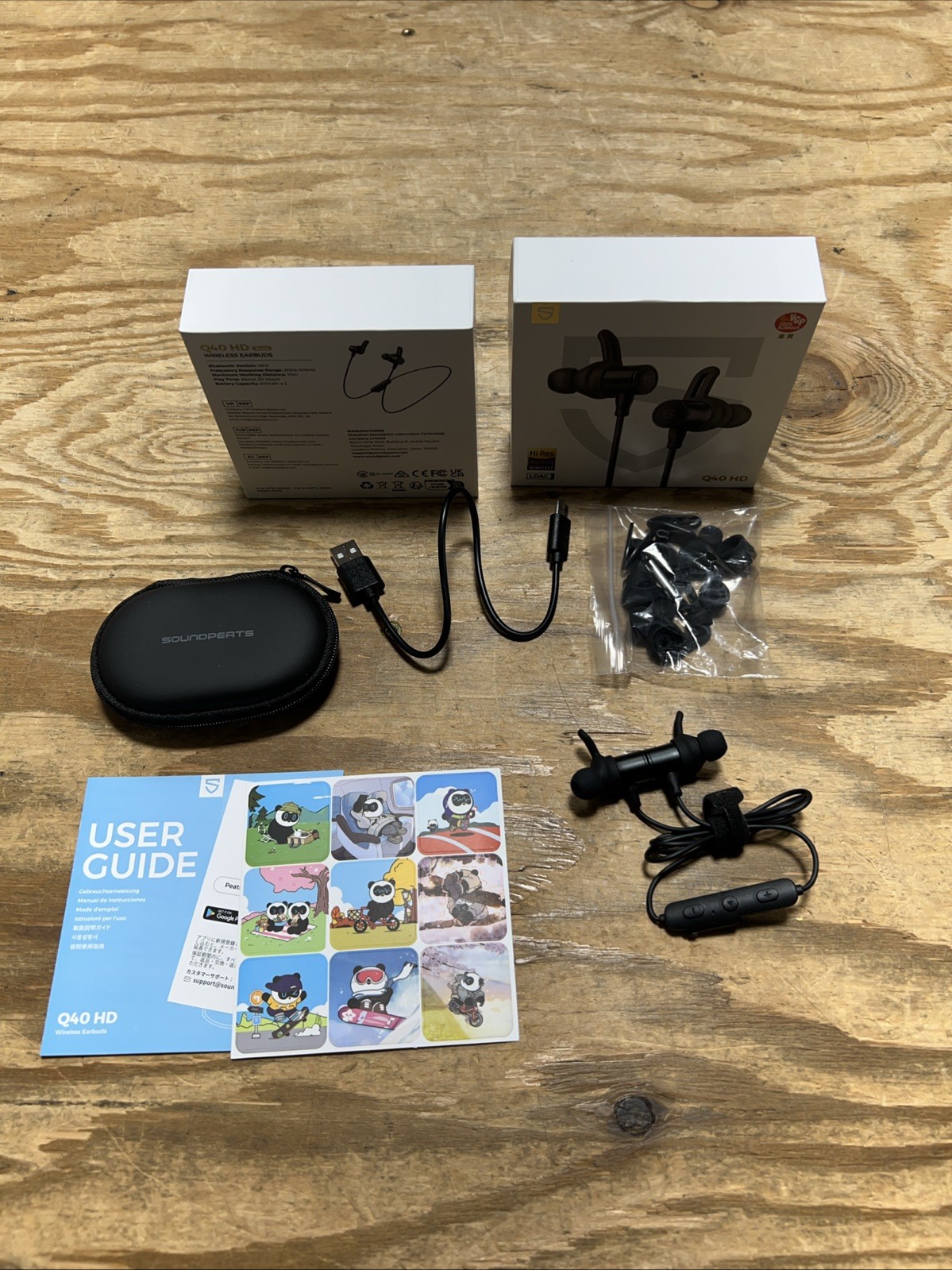 SoundPEATS Q40HD Wireless Earphones | Bluetooth Neckband | L