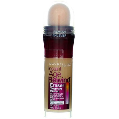 Maybelline Instant Age Rewind Eraser Treatment Makeup, Nude 190, SPF 18, 0.68...
