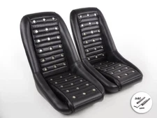FKA Pair Bucket Seats Studded Classic Car Retro Kit Speedster Vintage Sports