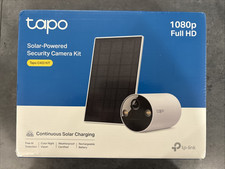 Tapo White C402 KIT 1080p Full HD Solar Powered Security Camera Kit NEW