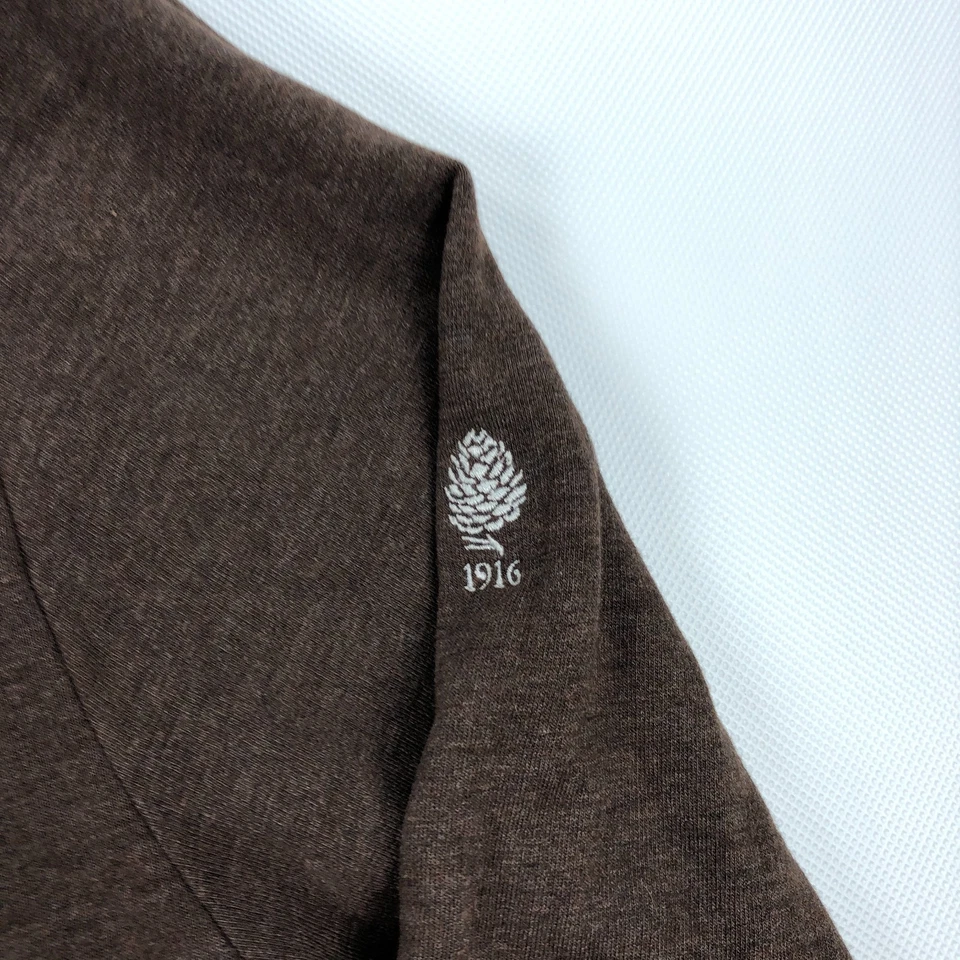 Pullover Criquet Para Hombres XL 1/4 Cremallera Rendimiento Golf Marrón Austin TX Princesa Ana Foto 4 de 4