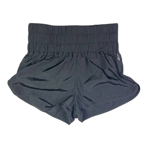 Free People FP Movement Size L The Way Home Black Athletic Shorts Brief Lining