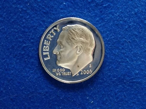 2006 S Silver Proof Roosevelt Dime - Uncirculated
