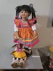 Emily Phelps Doll Veronika Cynthia Artist 25” Porcelain African American
