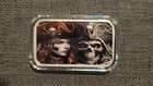 Hayleybug Mint 1 oz Silver Bar - Dead Pirate Beauty