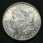 1881-S Silver Morgan Dollar San Francisco Mint AU+/Mint State Condition