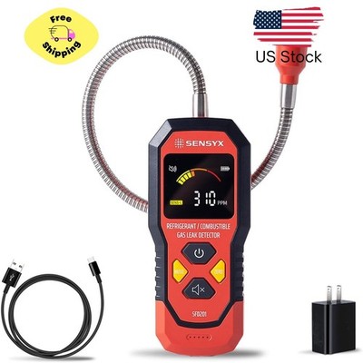 Rechargeable HVAC Refrigerant Leak Detector & Gas Finder for A/C and Auto