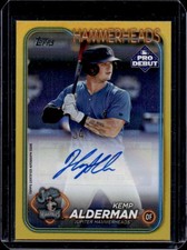 2024 Topps Pro Debut Kemp Alderman Auto Gold #/50