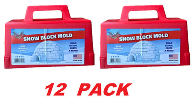 Flexible Flyer Injection Molded Plastic Snow Block Maker Mold 10in (Case Of 12)