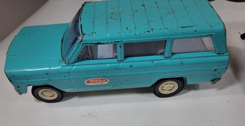 Tonka Jeep Wagoneer  For Restoration Or Parts Or Repair  Tail Gate gone