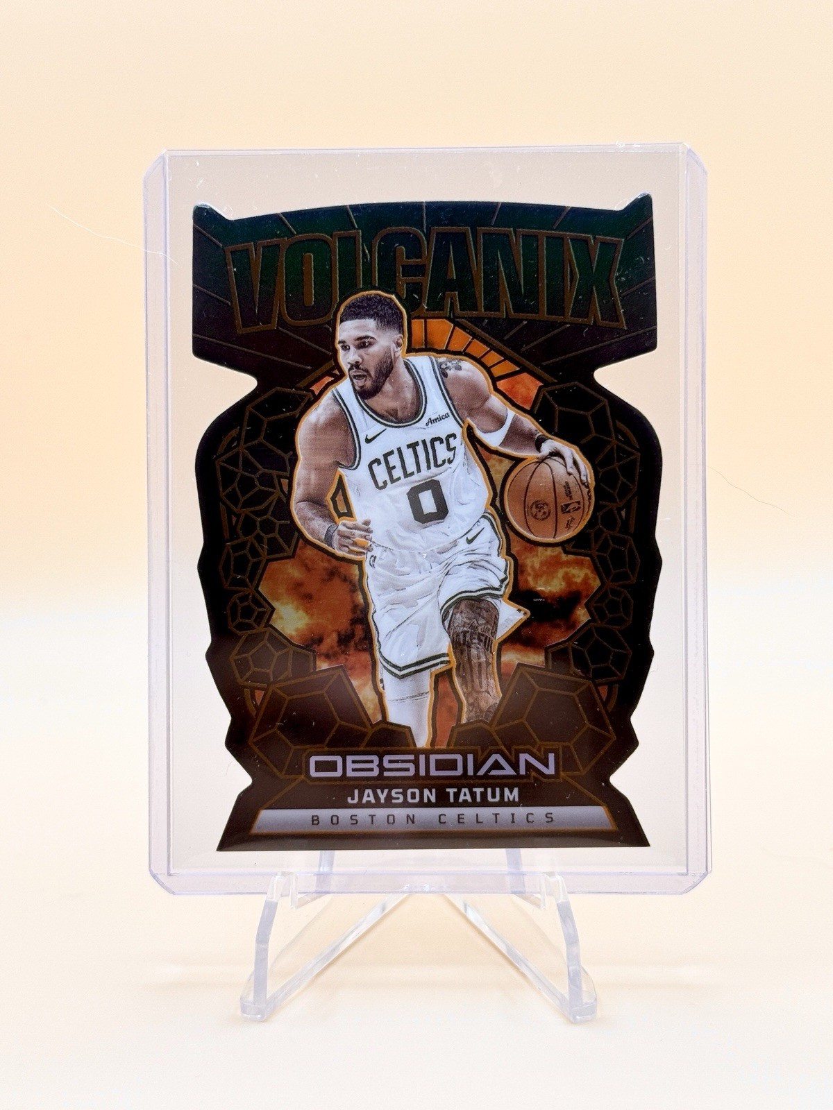 2024-25 Panini Obsidian Jayson Tatum Volcanix #5 Celtics Case Hit Die Cut