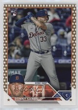 2023 Topps Complete Set Fanatics Exclusive Gold Star Donny Sands #416 ff8