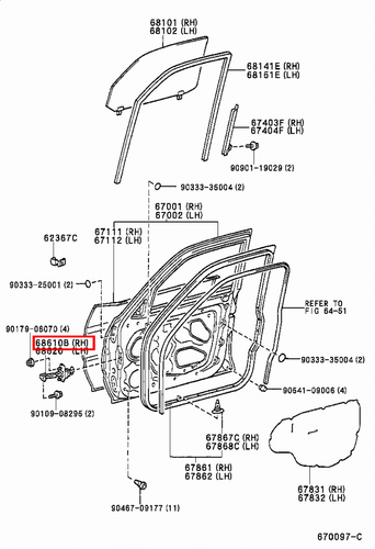 Genuine Toyota Prado RZJ95 RZJ90 LJ95 LJ90 Front RH Door Check Stopper Hinge - Picture 4 of 6