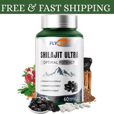 Flynew Shilajit Ultra Optimal Potency, Shilajit Extract with L-Arginine, Pure US