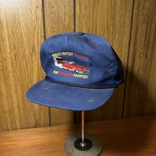 Tom McEwan Mongoose World s Fastest 57 Chevy Hat Vtg Drag Racing NHRA Hot Rod
