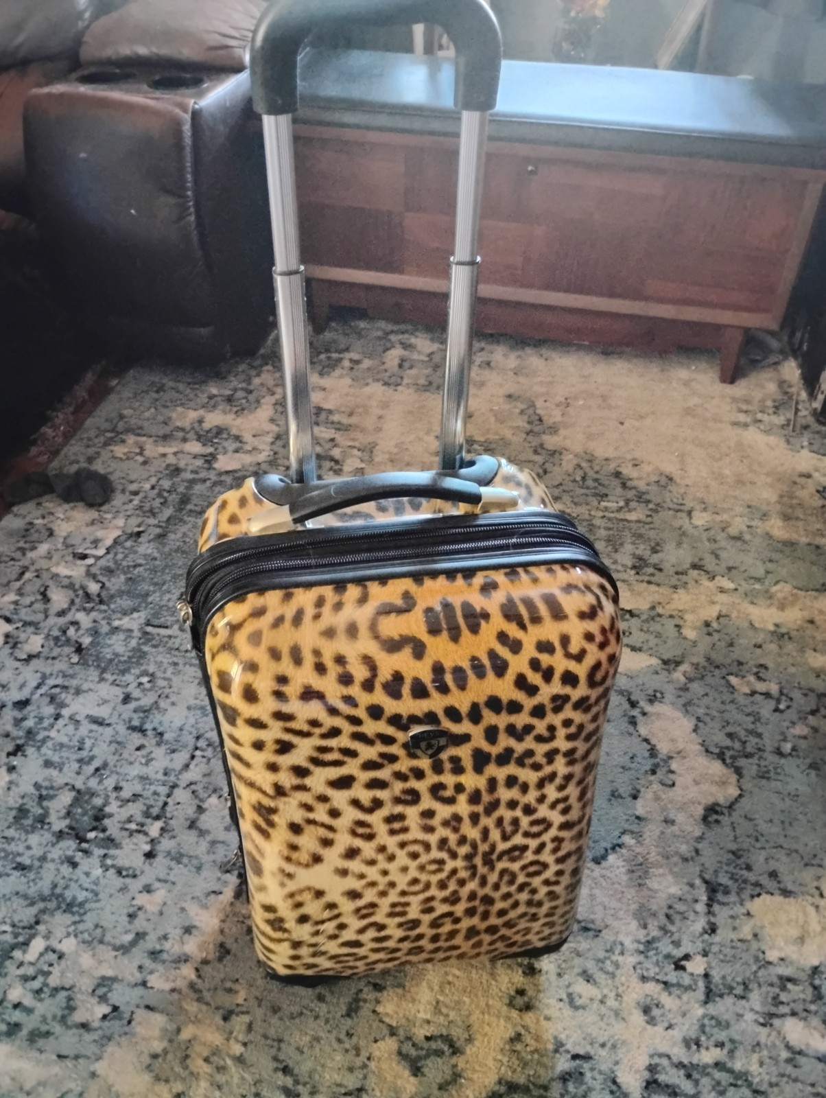 HEYS LEOPARD PRINT LUGGAGE PO - BUY 2 PIECE SET (21” & 26") OR PICK 21” OR 26"