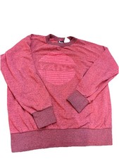Vans Off The Wall Red Crew Neck Sweatshirt Mens Size X-Large 916