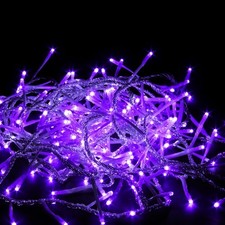 LUCI DI NATALE  192 LED VIOLA CON GIOCHI IP44 GIOCOPLAST PER ESTERNO E INTERNO