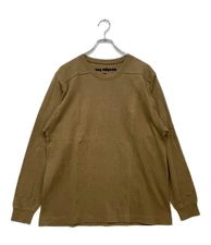 ISSEY MIYAKE MEN Long Sleeve Football T-Shirt Size M Brown Casual Pre-owned