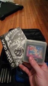 Sega Game Gear *w/New Capacitors* + Tails Adventure w/Manual and Games with Case