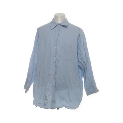 H&M, Hemd, Größe: L, Blau, Baumwolle, Einfarbig, Herren #C4M