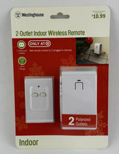 2 Outlet Indoor Wireless Remote Westinghouse 80 Ft Range T28068