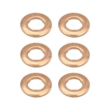 For Mercedes M Class Genuine Bosch Diesel Fuel Injector Copper Base Washers x 6