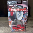 NEW NIP Vintage 2003 Hot Wheels WHIPS Team Baurtwell Old School Red '70 Chevelle