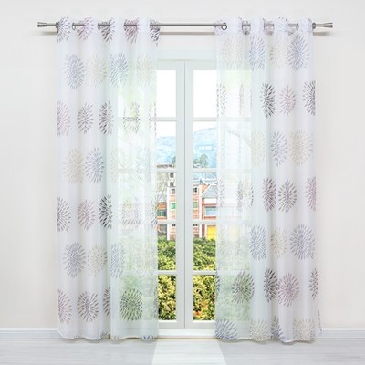 Gardinen Stores mit Schlaufen Kräuselband Ösen Voile Vorhänge Modern Transparent