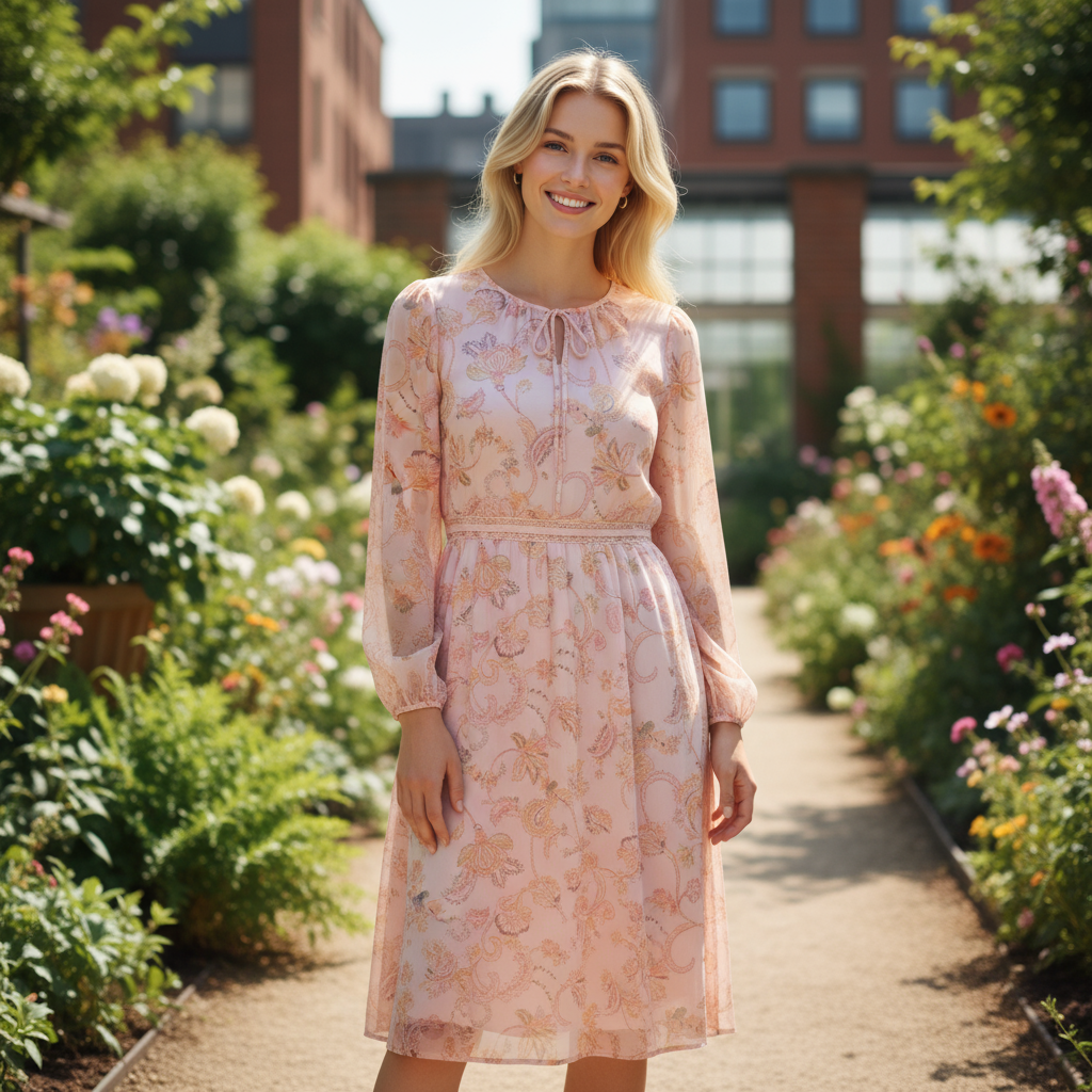 Tommy Hilfiger Maxi Midi Floral Dress Womens Pink 10 Cottegecore Shabbic Boho Tommy Hilfiger Maxi Midi Floral Dress Womens Pink 10 Cottegecore Shabbic Boho