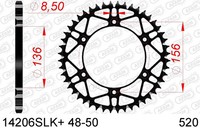 Kettenrad SLK Stahl 48-ZäHne 520-Teilung FüR Gas Gas EC 200 E Racing 2015-2017