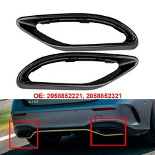 2x L+R Zierleiste Auspuffblende Blende Auspuff Für Mercedes Benz A-Klasse W177