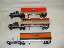 3 - LIONEL & LCCA  CONVENTION O GAUGE SEMI  Truck Tractor & Trailers NEW NO BOX
