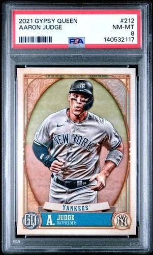 2021 Topps Gypsy Queen - Aaron Judge #212 Psa 8