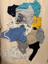 12M Boy Summer Blend Clothing Lot Wrangler Nike Carters 10 pcs