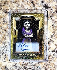 2025 TOPPS PIXAR GOLD MAMA IMELDA ALANNA UBACH AUTO MINI DIAMOND REFRACTOR /50