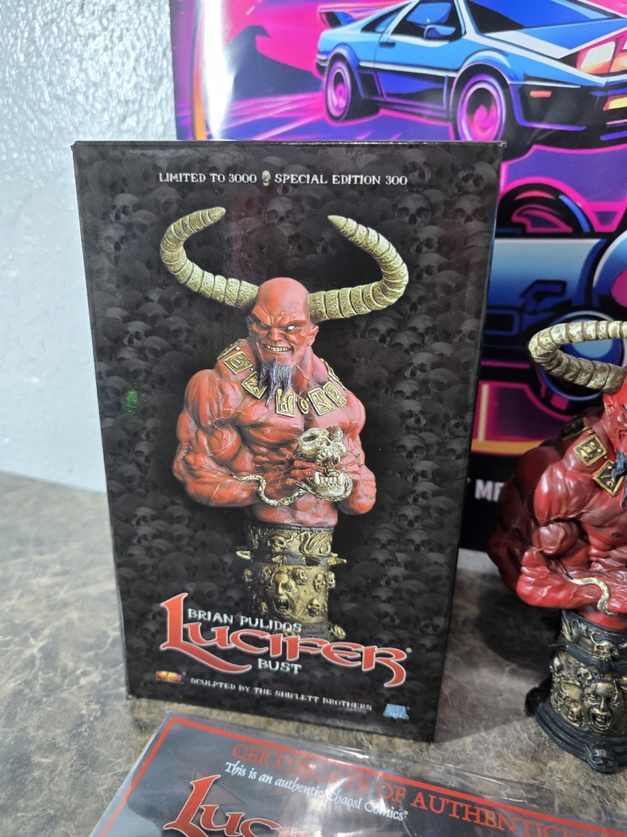 Lucifer Statue Bust 3000 COA Diamond Select Eternal Toys Chaos