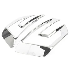 Fit For Ford Explorer 16-17 Front Bumper Fog Light Frame 2pc Fog Lamp Cover Trim