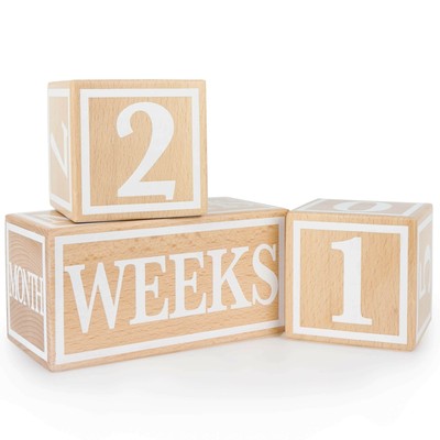 monthly milestone blocks