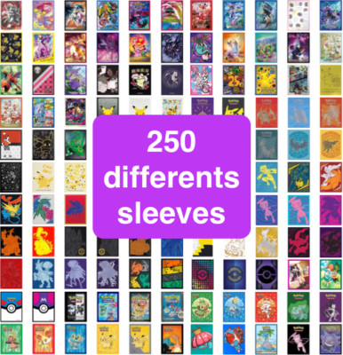 Mega Pack De 200 Sleeves Pokemon - Exclusifs ETB Et Japan Center - Ultra-épais Pour Tournois