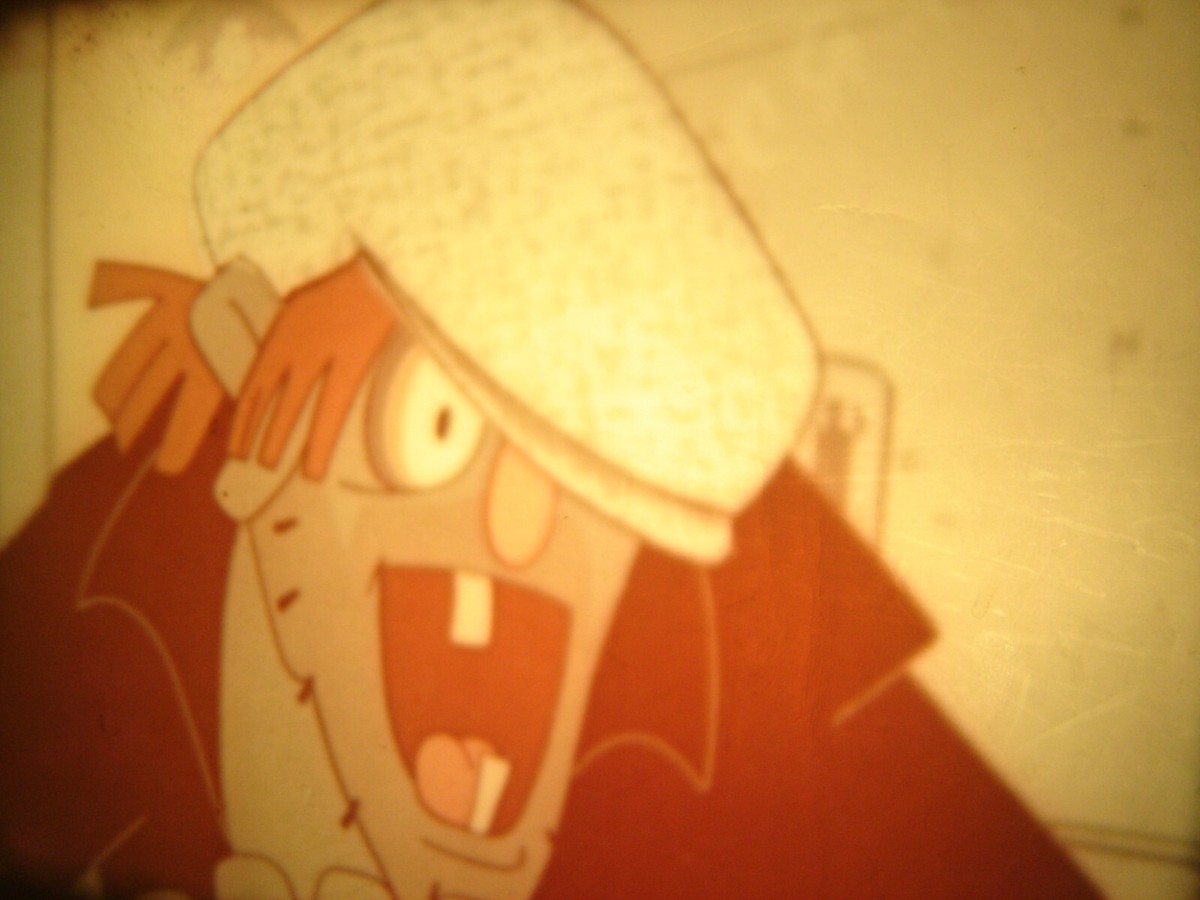 16mm Soviete cartoon And here I am Terrible dream film