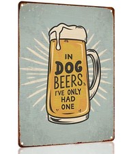 Vintage Metal Bar Sign - Humorous Bar Decorations for Home, Man Cave Accessor...