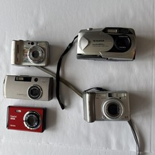 Digital Camera Lot of 5 - Canon Fujifilm Nikon Ricoh Untested For Parts Reseller