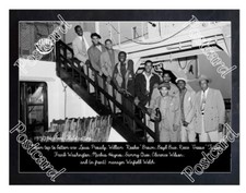 Historic 1950 Harlem Globetrotter Team Basketball Postcard