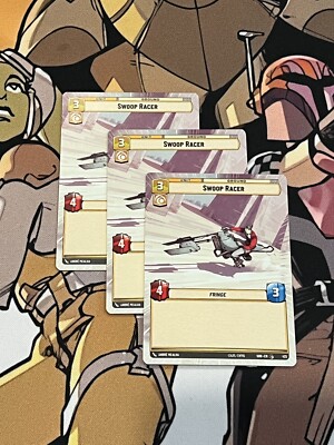 Star Wars Unlimited SOR Swoop Racer x3 HYPERSPACE Playset | eBay