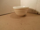 Vintage # 402 Pyrex Rainbow Sandalwood  Strips Brown Bowl 1 1/2 qt