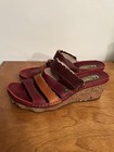 EL NATURALISTA red wedge slip on sandals Strap mules size 11 42 — photo 3