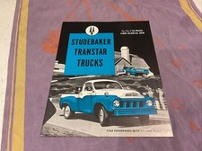 1958 Studebaker Transtar Pickup Truck Brochure Stake Excellent Original 58 1958 Studebaker Transtar Pickup Truck Brochure Stake Excellent Original 58