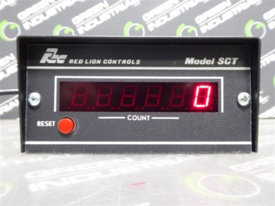 USED Red Lion Controls SCT00600 6 Digit Totalizing Counter